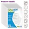 Better Office Products Sheet Protectors, Economy Weight, 500PK 81950 - alternate 6